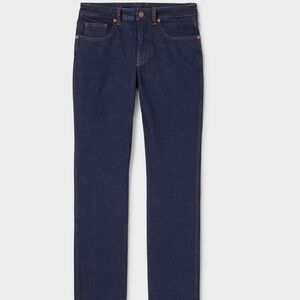 Duluth Dark Wash Blue Denim Straight Leg Jeans 8 X 31